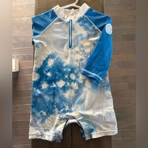 GAP Kids Blue and White Swim Suit